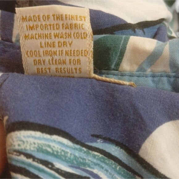 Kahala John Severson Blue Tropical Print Shirt - Picture 3 of 3